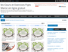 Tablet Screenshot of cours-fsjes.com